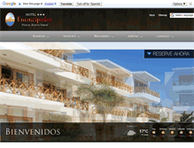 Tablet Screenshot of hotelemancipador.com